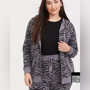 Knit Cozy Zip Up Hoodie